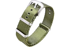 Ritche Military Ballistic Nylon Watch Strap with Heavy Buckle 18mm 20mm 22mm Premium Nylon Watch Bands for Men Women