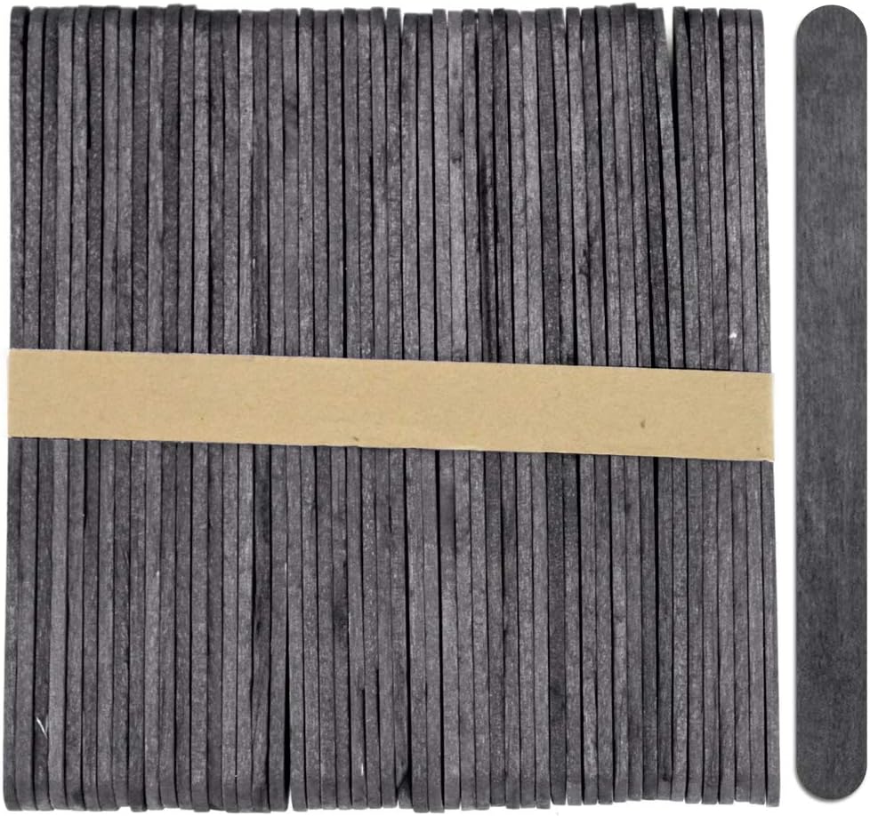 pic Black Popsicle Sticks 1 000 standard size wood craft sticks popsicle stick black