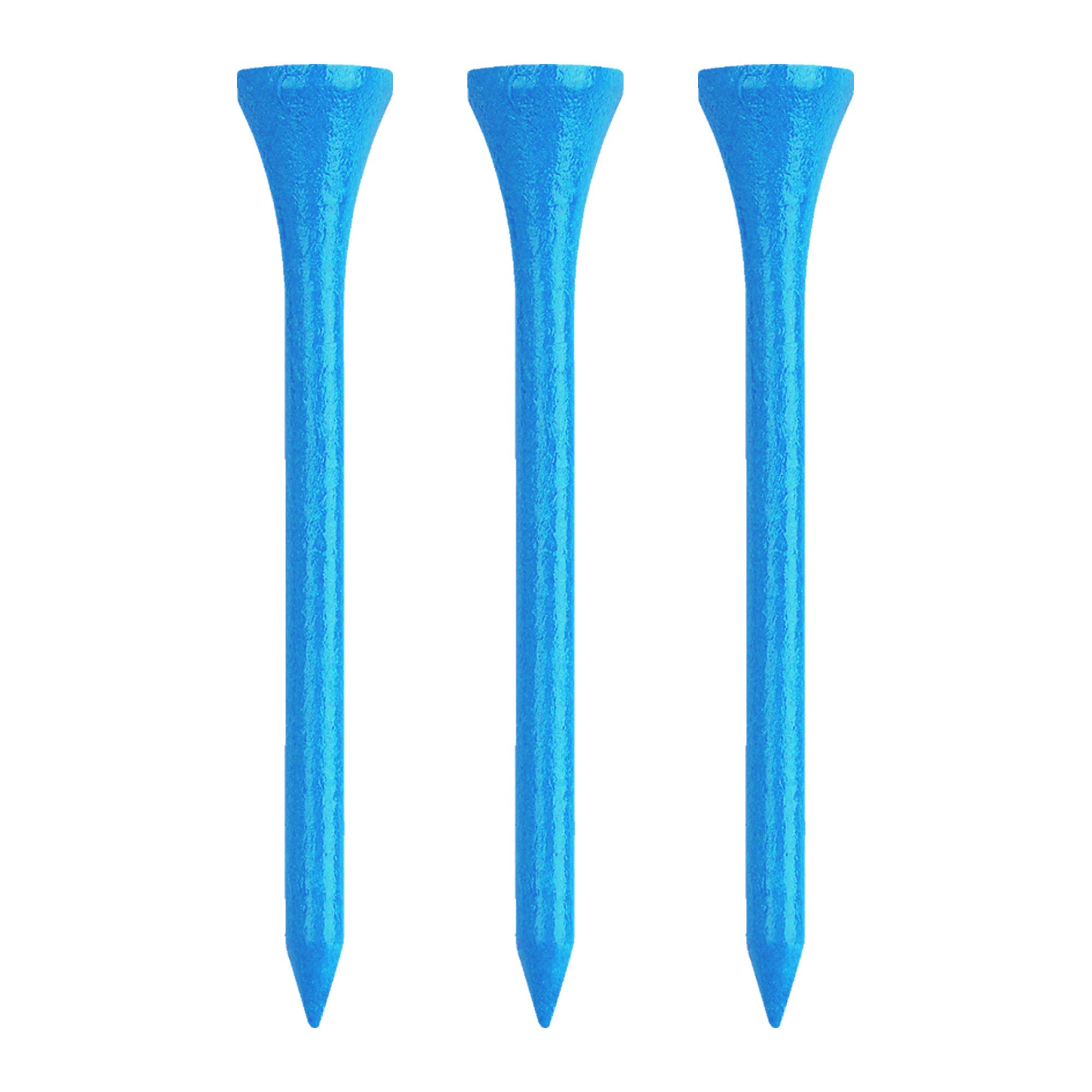 IZZO Golf Wood Golf Tees, 3.25 Inch, Light Blue (Pack of 200)