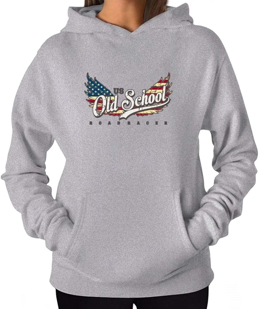 vintage logo racer hoodie