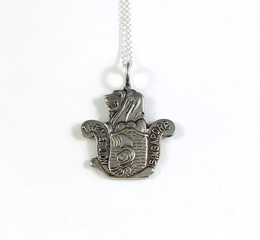 18ct gold bvlgari cabochon amethyst pendant & curb link necklace Amazon.com: Vintage Singapore Pendant Necklace: Handmade