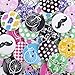 Crystallove 2 Holes Mixed 30mm Buttons Lot with Different Color and Style for Sewing Fasteners Scrapbooking and DIY Handmade Craft (sport style-30pcs)