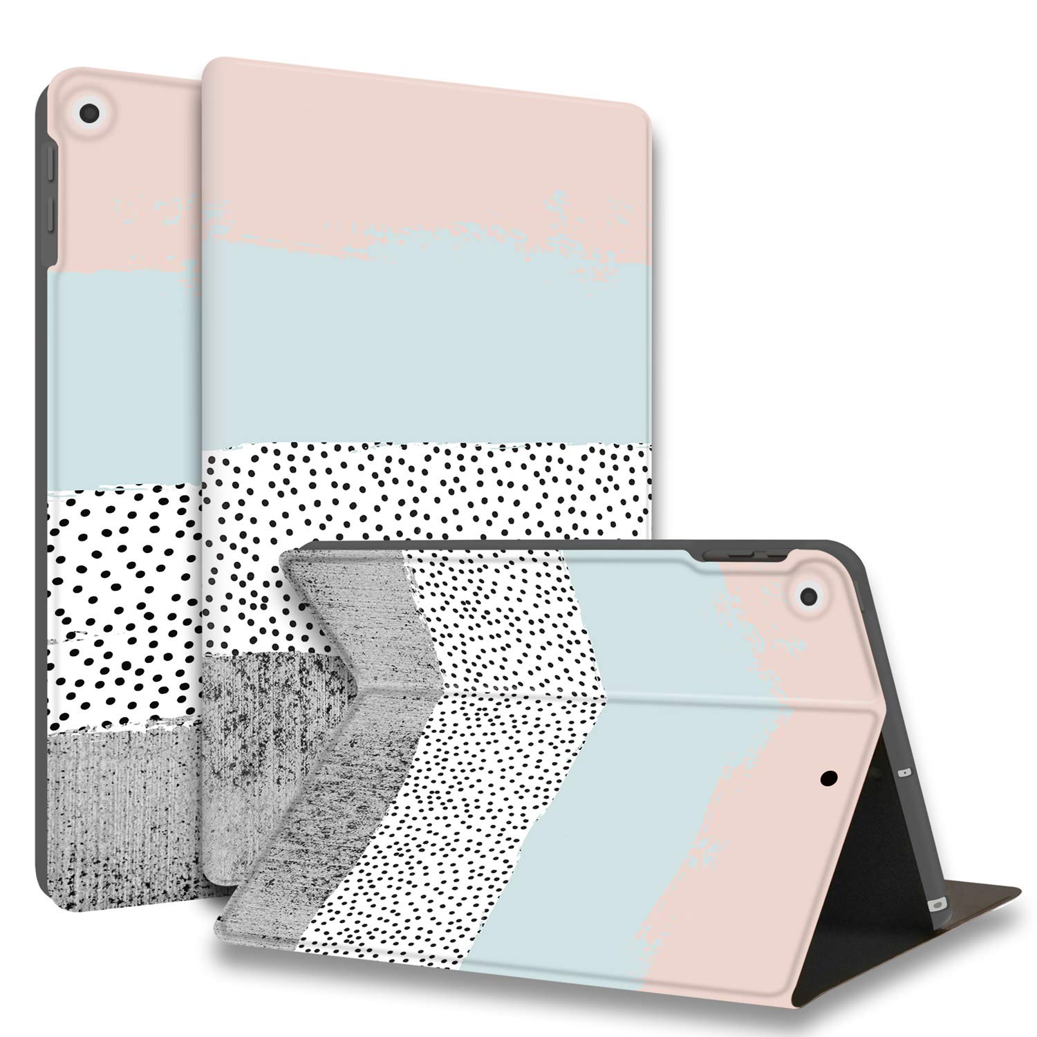 Huasiru Painting Case for iPad 10.2" 9th/8th/7th Generation Case(2021/2020/2019 Released) Only, Slim Soft TPU Smart Cover Case with Auto Sleep/Wake, Colors