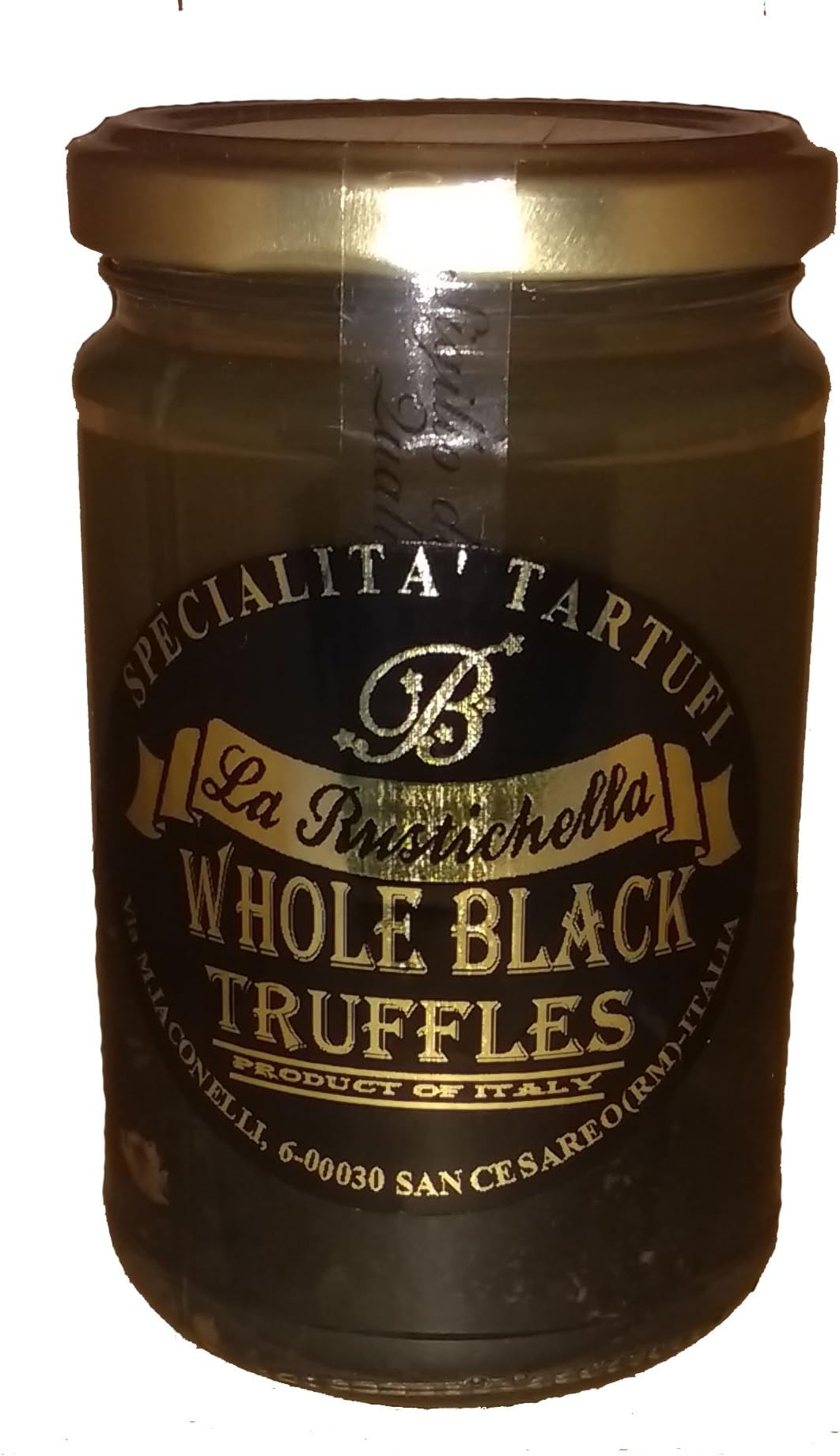 La Rustichella Fresh Whole Black Italian Truffles Certified Kosher 3.5 oz – 1 pack