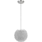 Trend Lighting BW6021 Celestial Pendant, 1-Light 60 Total Watts, Brushed Nickel