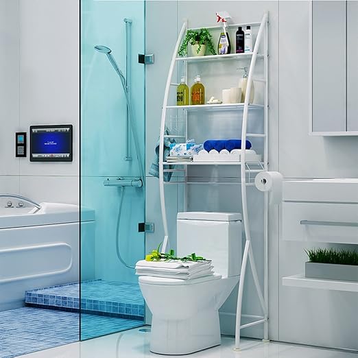 Fu Man Li Trading Company Badezimmer Badezimmer Toilette WC Racks Finishing Racks Boden Waschmaschine Regal Regal A+
