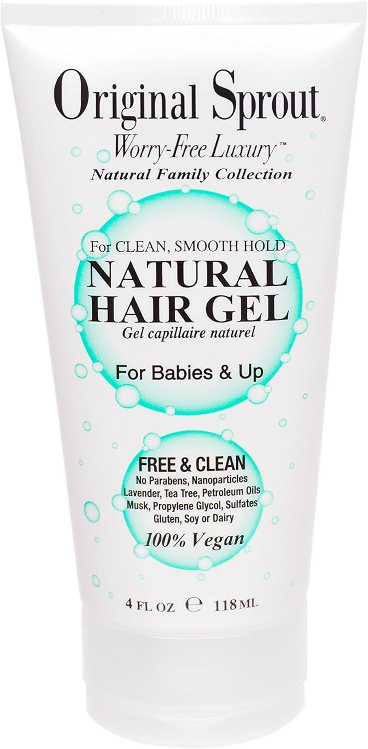 Original Sprout Natural Hair Gel Anti Frizz Hair Gel All Natural