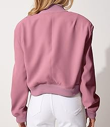 Modegal Women's Fall Varsity Bomber Jackets Long