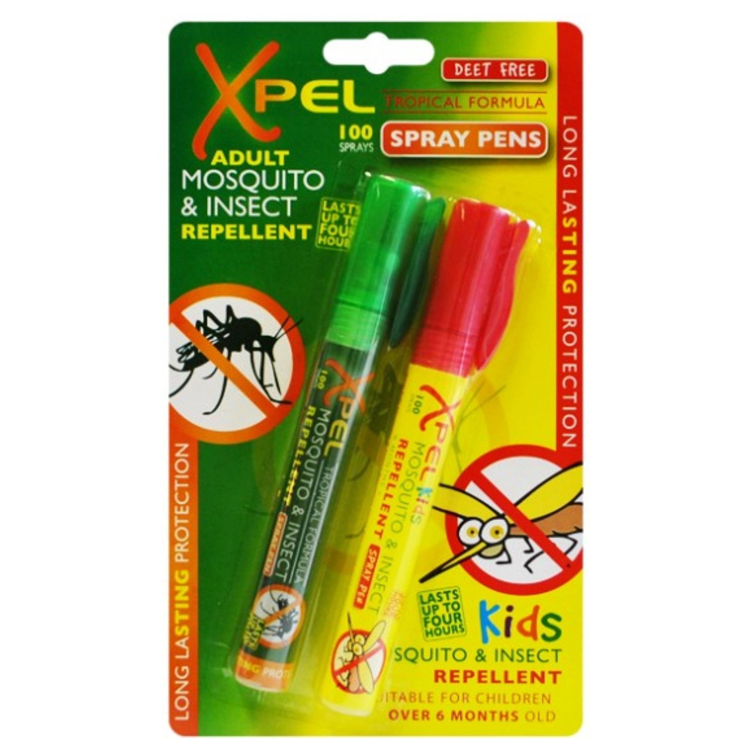 XPEL Adult & Kids Tropical Formula Mosquito & Insect Repellent Pens