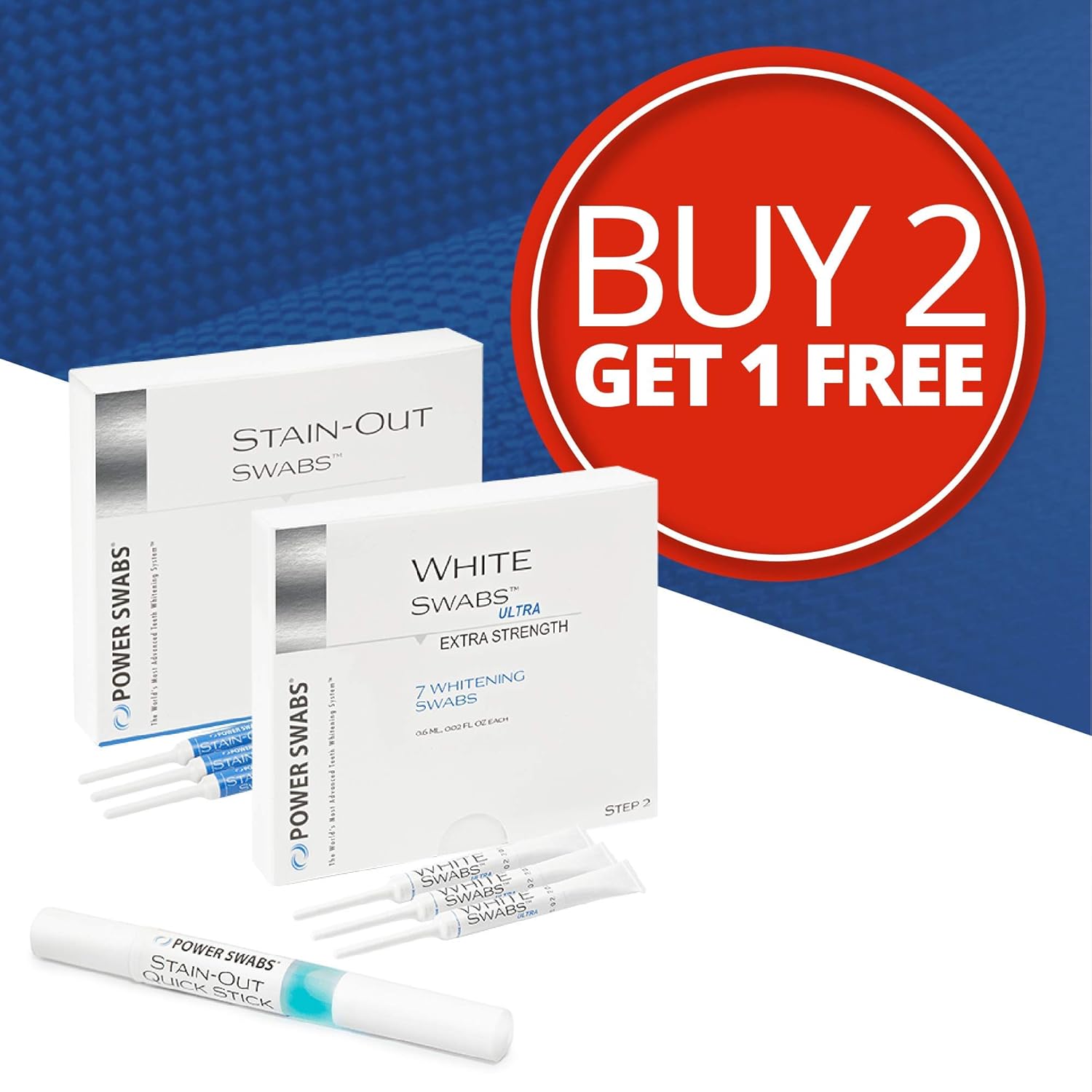 amazon com official power swabs buy 2 get 1 free 1 month kit beauty official power swabs buy 2 get 1 free 1 month kit