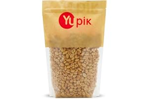 Yupik Blanched Roasted Salted Peanuts, 1 kg, Kosher, Vegan, Skinless, Crunchy Nuts, Seasoned Nuts, Source of Fiber, Protein S