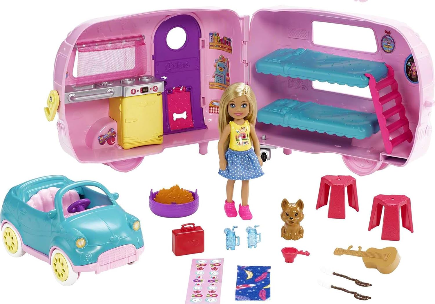 Barbie Club Chelsea Camper: Toys & Games