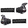 MAKELEN Twist Shifter Lever Revoshift Shift Lever SL-RS35, 18 Speed-Right 6 Speed Left 3 Speed (No SIS) Twist Grip Gear Bike Shift Lever for Mountain Bicycle