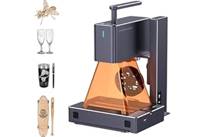 LaserPecker LP2 Laser Engraver with Roller, Portable and Handheld Laser Engraving Machine for Wood Metal Leather Acylic Engraving Laser Cutter, Suit Set with Versatile Rotary Roller