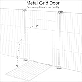 HOMIDEC Pet Playpen 14 Panels DIY Encrypted Mesh Fence 140x70x35CM view 4