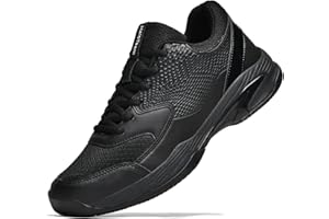 HaloTeam Tennis Shoes Mens Fashion Non Slip Running Trainers Lightweight Breathable Fitness Sport Sneakers for Badminton Squash Volleyball 6.5 US-12 US