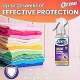 Ozmo Moth Killer Spray 250ml Kills Moths Eggs Larvae Safe for Home view 3