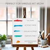 BELLE VOUS 24 Pack Blank Canvas 15x15 cm Pre Stretched Panels view 4