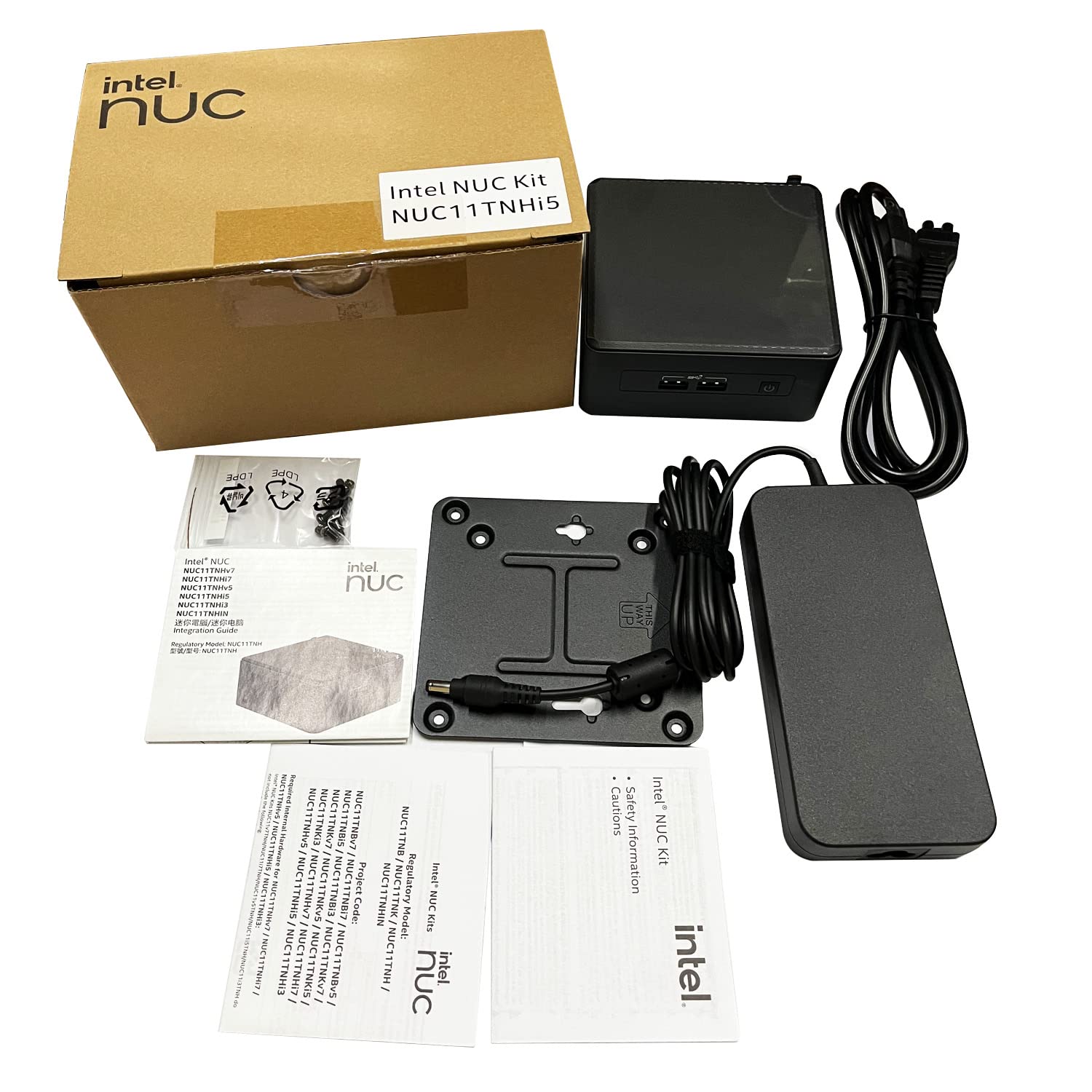 Intel NUC 11 Pro NUC11TNKV5 Performance Mini Desktop Computer/Mini PC/HTPC,Intel Core i5-1145G7 vPro Processor Upto 4.4 GHz Turbo,4 Cores,8 Threads,Intel Iris Xe Graphics(Slim, Barebone)