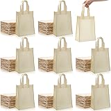 100 Pcs Non Woven Bags Reusable Gift Bag with