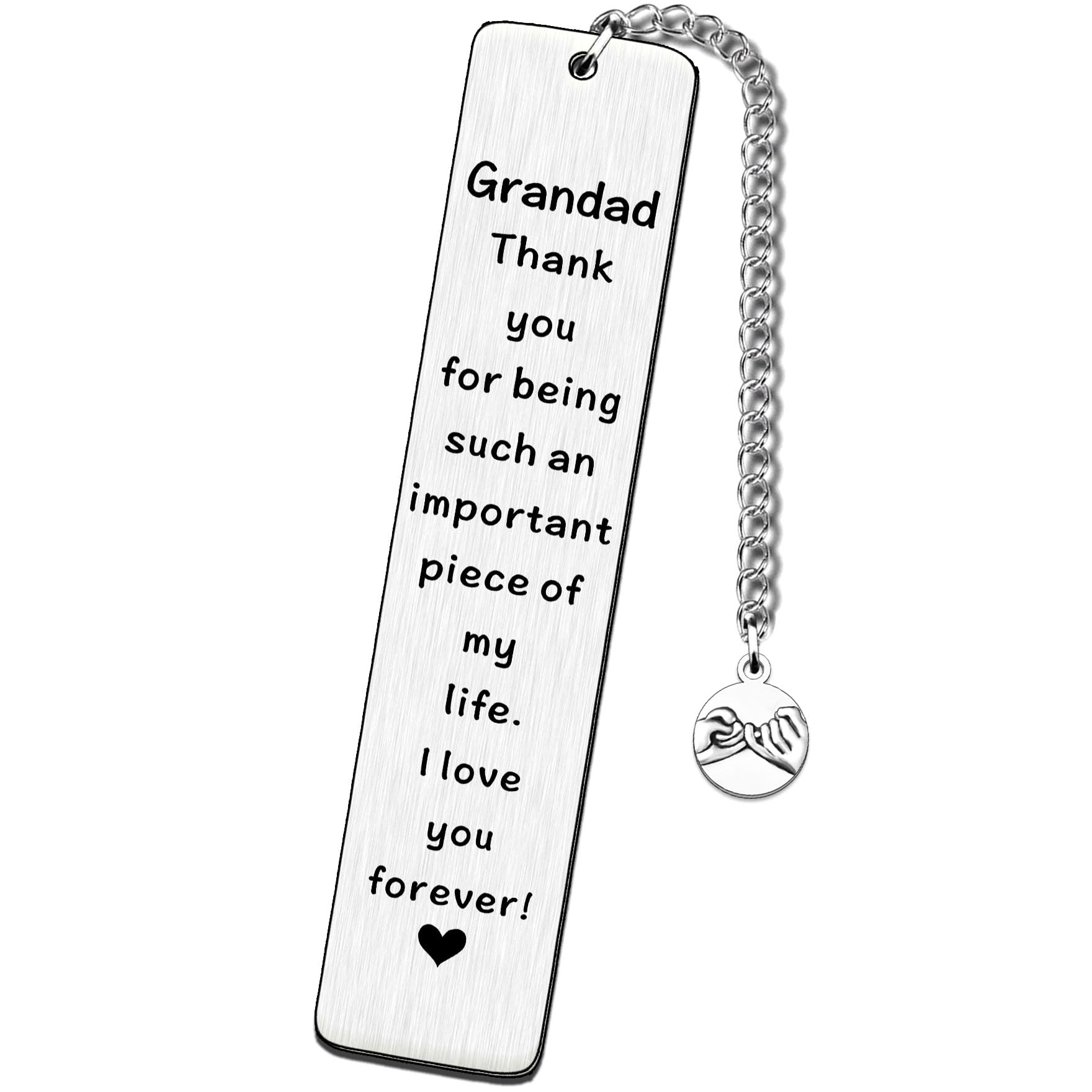 TTOVEN Grandad Bookmark from Grandchildren - Father's Day Gift