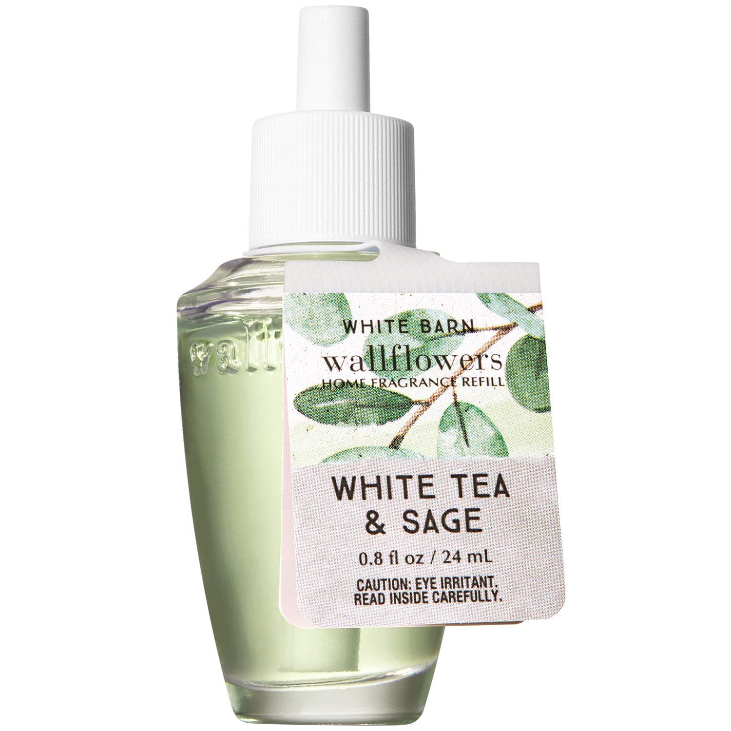 Bath and Body Works WHITE TEA & SAGE Wallflowers Fragrance Refill 0.8 Fluid Ounce