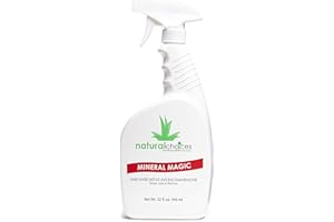 YISHIQI Natural Choices - Mineral Magic - Calcium, Lime, Rust Deposit Remover - Hard Water Deposit and Rust Stain Cleaner - Eco-Friendly and Non-Toxic - 32-Ounce Spray Bottle