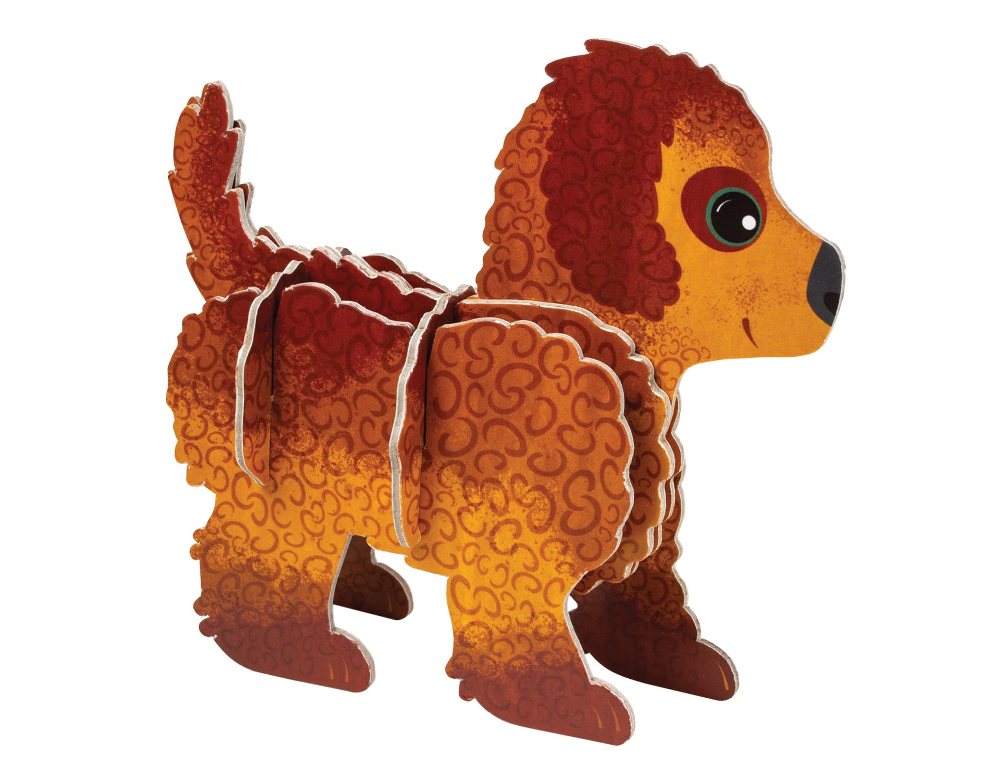 Build Your Own Puppy - Comes with Accessories and Trinket Chest! - Cardboard Craft Kit - Ages 4+
