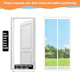 MagicQCraft Magnetic Fly Screen Door 90x210cm Heavy Duty Bug Mesh Curtain Auto view 6