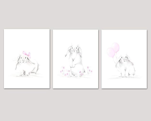 bunny prints for nursery