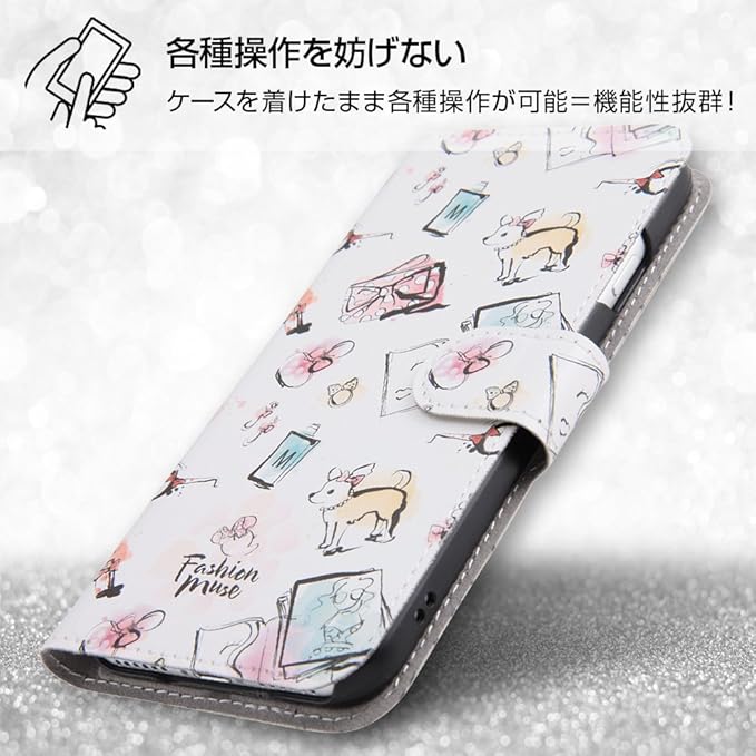 Amazon Co Jp ディズニー Iphone Se 第2世代 Iphone 8 Iphone 7 手帳型 ケース カバー ミニーマウス16 Ij Dp7mlc Mn016 家電 カメラ