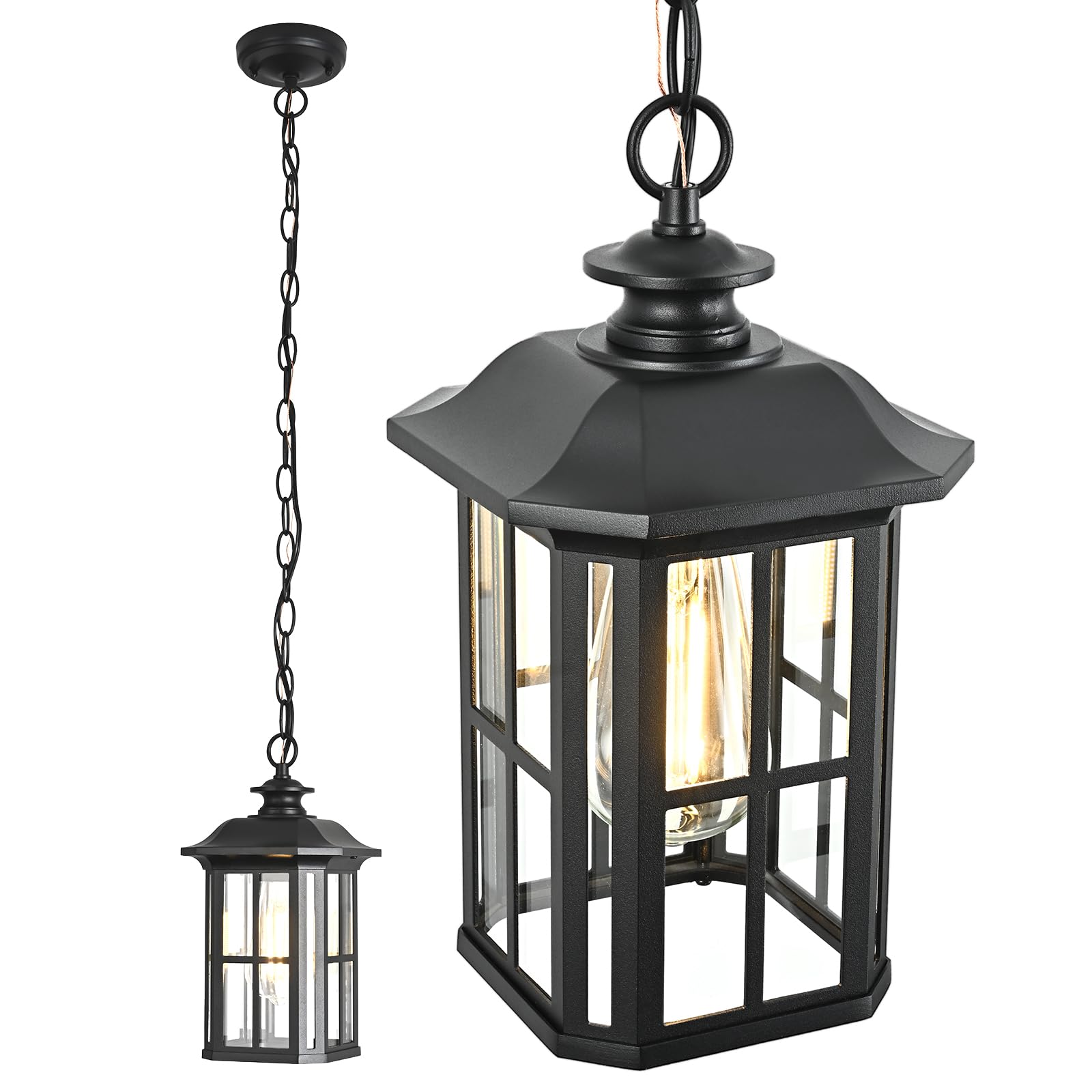 Photo 1 of Odorpower Aluminum Gazebo Chandelier - Outdoor Pendant Lights for Porch Patio