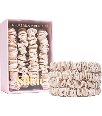 Amazon.com : Bamboo Viscose Scrunchies for Women – No Crease  display picture 1