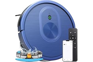 XIEBro Robot Vacuum and Mop Combo, 3 in 1 Mopping Robotic Vacuum with Schedule, App/Bluetooth, Strong Suction, Self-Charging Robot Vacuum Cleaner, Slim, Ideal for Hard Floor, Pet Hair, Carpet