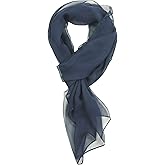 PANTONIGHT Long Chiffon Sheer Scarf For womens