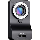 YOLOLIV YoloCam S7, 4K60 Streaming Webcam with Interchangeable Lens | ToF AutoFocus, Software Control, 4X Zoom, HDR, DSLR-Like Control, Cinematic Effects, HDMI Out &amp; USB Out, Camera Body Only