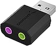 Sabrent USB External Stereo Sound Adapter for Windows and Mac. Plug and Play No Drivers Needed. (AU-MMSA)