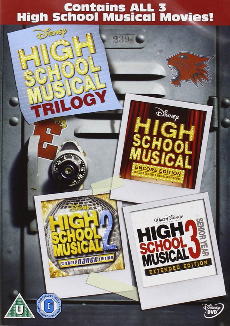 High School Musical 13 [DVD] Trilogy 1 2 3 Box Set All 3 Musical