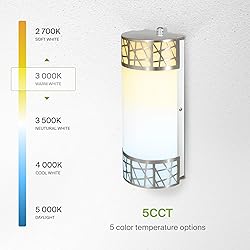 ASD 12 Inch LED Indoor Wall Sconce - Brushed Nickel