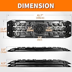 OULEME Off-Road Traction Boards with Jack Lift
