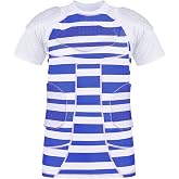 Eicolorte Men Padded Proctective Shirt Pads Chest Rib Protector Padded Football Shirt Protective Gear