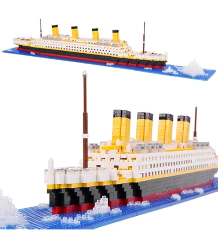 Amazon.com: ELAICREE Titanic Ship Micro Mini Building Blocks