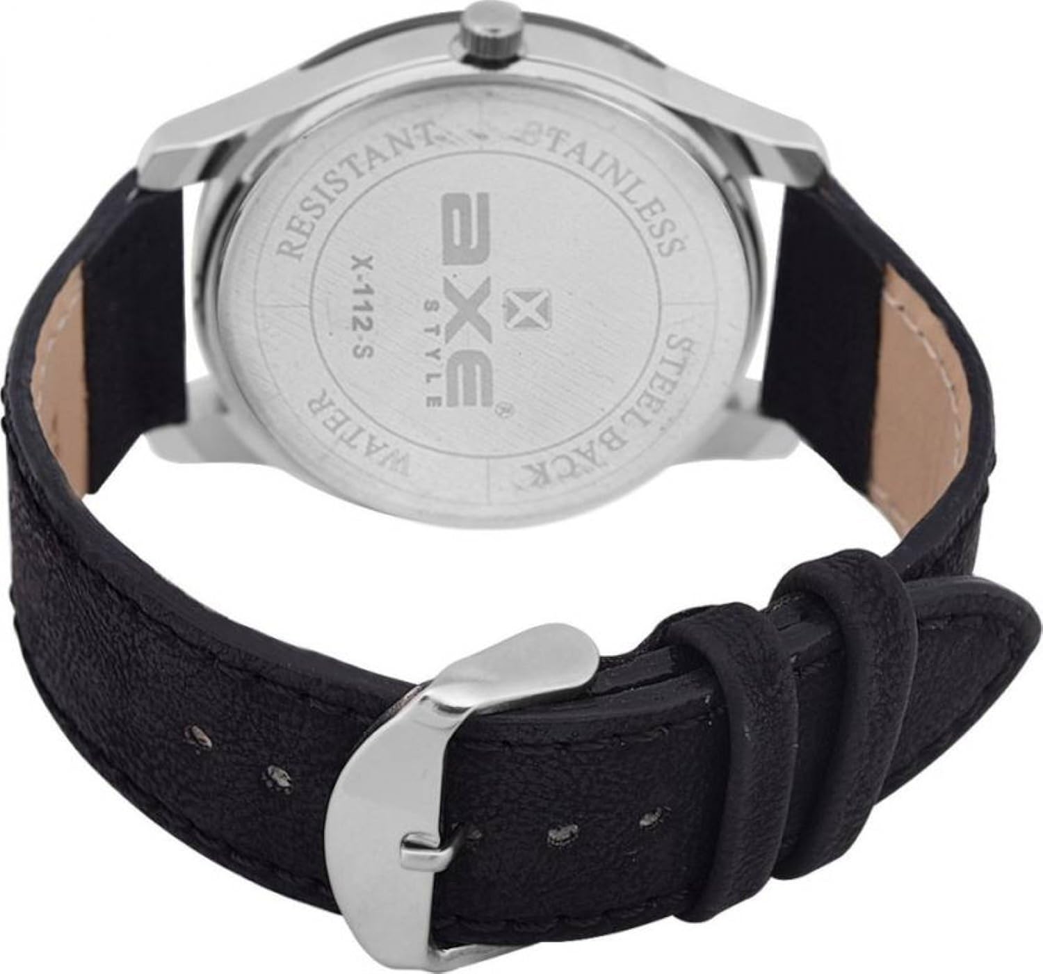 axe style analog black dial watch for men- x1116sl01