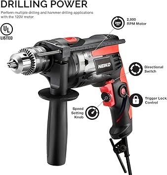 Neiko 10503A Power Hammer Drills product image 2