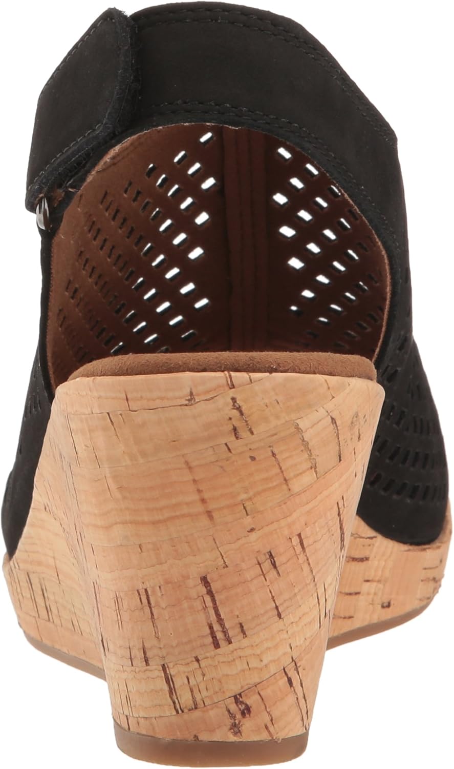 rockport briah perforated leather wedge sandals