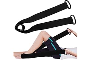JUGEOZHI Knee Replacement Recovery Aids Kit - Leg Lifter Strap Elastic Exercise Bands for Knee, HIPS, Hamstrings