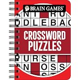 Brain Games - To Go - Crossword Puzzles (Red - Circle Cover)