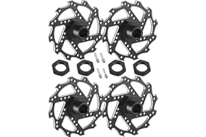 RcarmubWow RC Brake Disc w/Hex Upgrades Part for 1/7 Infraction/Felony 6S BLX,Limitless,1/8 Typhon 6S BLX,Alloy Aluminium Brake Disc & Hex Hops Up,Black