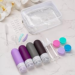 16pack Travel Bottles for Toiletries, TSA Approved