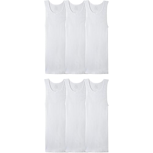 Fruit of the Loom Men's Tag-Free Tank A-Shirt